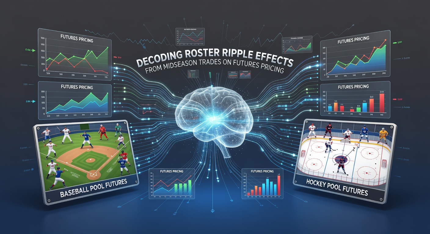 Baseball and hockey players trading places during a midseason roster adjustment