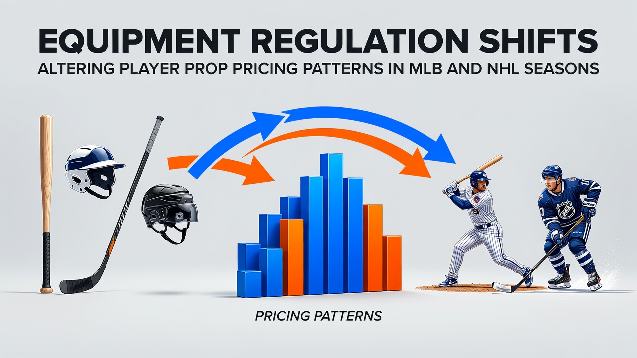 MLB and NHL equipment regulation changes impacting player prop markets