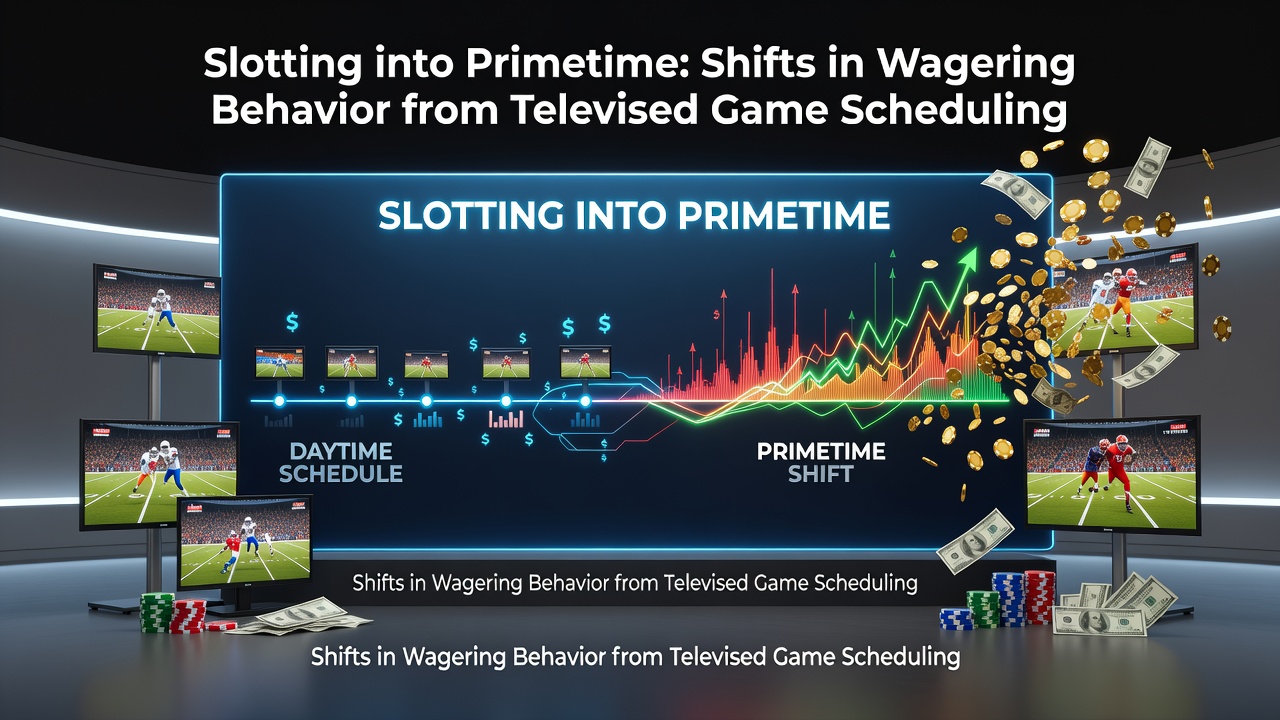 Primetime sports broadcasts influence betting patterns across major leagues