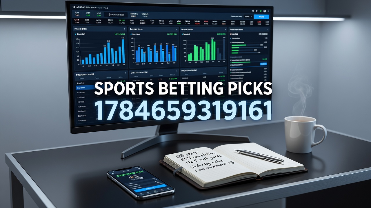 Data visualization of sports betting trends and pick performance metrics
