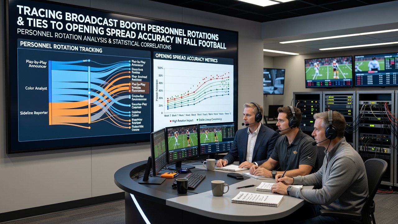 Sportsbook odds board displaying opening spreads for upcoming football games